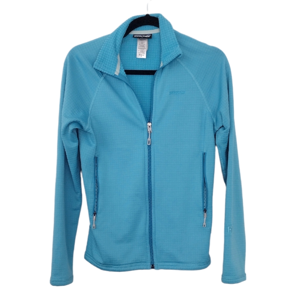 Patagonia Blue V-Neck Sweater